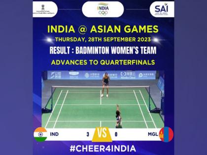 Asian Games: Indian women’s badminton team wins in R16, qualifies for quarterfinals | Asian Games: Indian women’s badminton team wins in R16, qualifies for quarterfinals