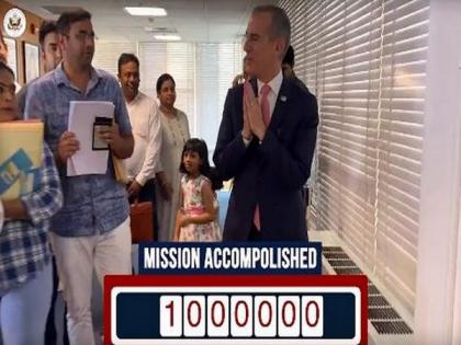 US Mission to India surpasses one million Visas in 2023 | US Mission to India surpasses one million Visas in 2023 US Mission to India surpasses one million Visas in 2023 | US Mission to India surpasses one million Visas in 2023