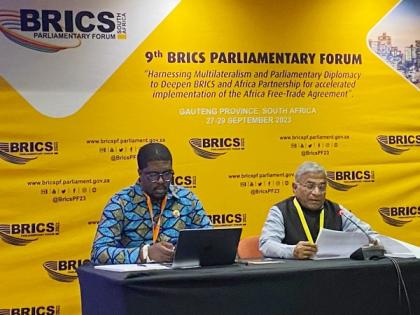 Rajya Sabha Dy Chairman Harivansh chairs Commission on Climate Change at BRICS Parliamentary Forum | Rajya Sabha Dy Chairman Harivansh chairs Commission on Climate Change at BRICS Parliamentary Forum Rajya Sabha Dy Chairman Harivansh chairs Commission on Climate Change at BRICS Parliamentary Forum | Rajya Sabha Dy Chairman Harivansh chairs Commission on Climate Change at BRICS Parliamentary Forum