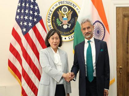 EAM Jaishankar discusses India-US trade relations with Trade Representative Katherine Tai | EAM Jaishankar discusses India-US trade relations with Trade Representative Katherine Tai EAM Jaishankar discusses India-US trade relations with Trade Representative Katherine Tai | EAM Jaishankar discusses India-US trade relations with Trade Representative Katherine Tai