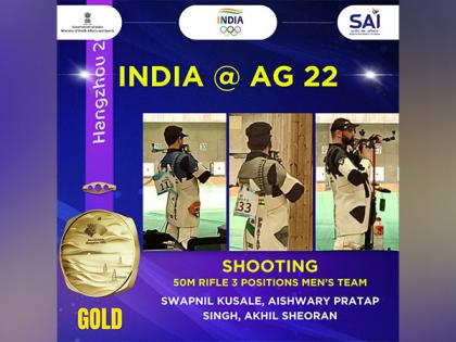 Asian Games: Swapnil-Aishwary-Akhil bag gold in men's 50 m rifle 3P event, shatter world record | Asian Games: Swapnil-Aishwary-Akhil bag gold in men's 50 m rifle 3P event, shatter world record Asian Games: Swapnil-Aishwary-Akhil bag gold in men's 50 m rifle 3P event, shatter world record | Asian Games: Swapnil-Aishwary-Akhil bag gold in men's 50 m rifle 3P event, shatter world record