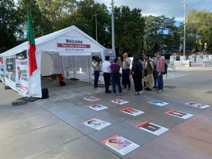Baloch National Movement organises exhibition outside UN to showcase human rights violations in Balochistan | Baloch National Movement organises exhibition outside UN to showcase human rights violations in Balochistan