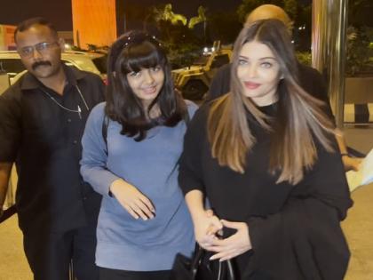 "Aap log girne wale ho": Aishwarya warns paps as she gets clicked with Aaradhya at airport | "Aap log girne wale ho": Aishwarya warns paps as she gets clicked with Aaradhya at airport