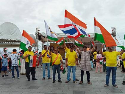 Grand Tiranga Yatra Taken out in Thailand's Pataya | Grand Tiranga Yatra Taken out in Thailand's Pataya