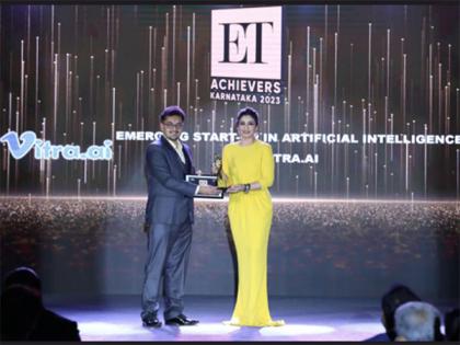 Vitra.ai Co-Founder & CEO Satvik Jagannath, felicitated at ET Achievers Awards 2023 | Vitra.ai Co-Founder & CEO Satvik Jagannath, felicitated at ET Achievers Awards 2023 Vitra.ai Co-Founder & CEO Satvik Jagannath, felicitated at ET Achievers Awards 2023 | Vitra.ai Co-Founder & CEO Satvik Jagannath, felicitated at ET Achievers Awards 2023
