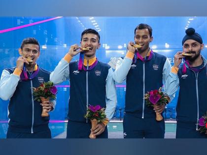 PM Modi congratulates Indian men's squash team for winning gold at Asian Games | PM Modi congratulates Indian men's squash team for winning gold at Asian Games PM Modi congratulates Indian men's squash team for winning gold at Asian Games | PM Modi congratulates Indian men's squash team for winning gold at Asian Games