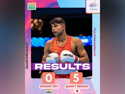 Asian Games: Indian boxer Nishant Dev knocked out in quarters | Asian Games: Indian boxer Nishant Dev knocked out in quarters Asian Games: Indian boxer Nishant Dev knocked out in quarters | Asian Games: Indian boxer Nishant Dev knocked out in quarters