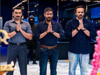 Rohit Shetty shares glimpse from ‘Singham Again’ night shoot | Rohit Shetty shares glimpse from ‘Singham Again’ night shoot Rohit Shetty shares glimpse from ‘Singham Again’ night shoot | Rohit Shetty shares glimpse from ‘Singham Again’ night shoot