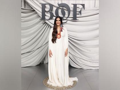 Sonam Kapoor dazzles in easy-breezy white gown at BoF event | Sonam Kapoor dazzles in easy-breezy white gown at BoF event