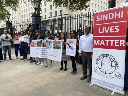 UK: World Sindhi Congress protest against Pak atrocities outside PM residence | UK: World Sindhi Congress protest against Pak atrocities outside PM residence UK: World Sindhi Congress protest against Pak atrocities outside PM residence | UK: World Sindhi Congress protest against Pak atrocities outside PM residence