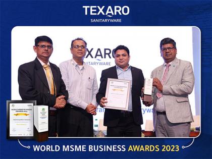 Texaro Sanitaryware Awarded 'Fastest Growing Brand in Indian Sanitaryware Industry' by WASME, Reinforces Commitment to Innovation and Quality | Texaro Sanitaryware Awarded 'Fastest Growing Brand in Indian Sanitaryware Industry' by WASME, Reinforces Commitment to Innovation and Quality Texaro Sanitaryware Awarded 'Fastest Growing Brand in Indian Sanitaryware Industry' by WASME, Reinforces Commitment to Innovation and Quality | Texaro Sanitaryware Awarded 'Fastest Growing Brand in Indian Sanitaryware Industry' by WASME, Reinforces Commitment to Innovation and Quality