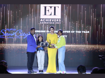 Dr Vishwa Cariappa of San Group honored with ‘ET Achievers of Award' | Dr Vishwa Cariappa of San Group honored with ‘ET Achievers of Award' Dr Vishwa Cariappa of San Group honored with ‘ET Achievers of Award' | Dr Vishwa Cariappa of San Group honored with ‘ET Achievers of Award'