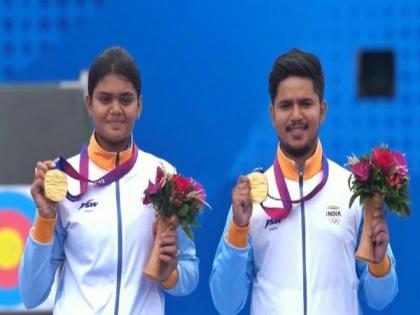 Asian Games: Anurag Thakur lauds archers Jyothi Surekha, Pravin Ojas for their gold medal win | Asian Games: Anurag Thakur lauds archers Jyothi Surekha, Pravin Ojas for their gold medal win Asian Games: Anurag Thakur lauds archers Jyothi Surekha, Pravin Ojas for their gold medal win | Asian Games: Anurag Thakur lauds archers Jyothi Surekha, Pravin Ojas for their gold medal win