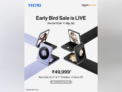 TECNO PHANTOM V FLIP 5G Sold out in a Flash as Part of the Early Bird Sale | TECNO PHANTOM V FLIP 5G Sold out in a Flash as Part of the Early Bird Sale TECNO PHANTOM V FLIP 5G Sold out in a Flash as Part of the Early Bird Sale | TECNO PHANTOM V FLIP 5G Sold out in a Flash as Part of the Early Bird Sale
