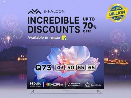 iFFALCON Introduces Q73 - Exclusive QLED Ultra HD 4K TV on Flipkart for The Big Billion Days Sale | iFFALCON Introduces Q73 - Exclusive QLED Ultra HD 4K TV on Flipkart for The Big Billion Days Sale iFFALCON Introduces Q73 - Exclusive QLED Ultra HD 4K TV on Flipkart for The Big Billion Days Sale | iFFALCON Introduces Q73 - Exclusive QLED Ultra HD 4K TV on Flipkart for The Big Billion Days Sale