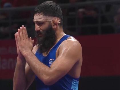 Asian Games: Sunil Kumar bags India's first medal in 13 years in men's Greco-Roman 87kg | Asian Games: Sunil Kumar bags India's first medal in 13 years in men's Greco-Roman 87kg Asian Games: Sunil Kumar bags India's first medal in 13 years in men's Greco-Roman 87kg | Asian Games: Sunil Kumar bags India's first medal in 13 years in men's Greco-Roman 87kg