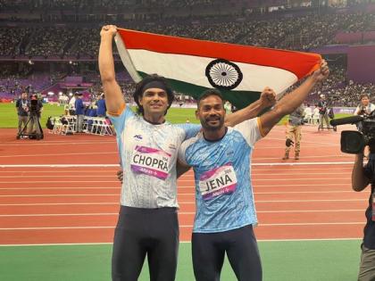 Neeraj Chopra bags gold medal, Jena silver in spectacular show at Asian Games | Neeraj Chopra bags gold medal, Jena silver in spectacular show at Asian Games
