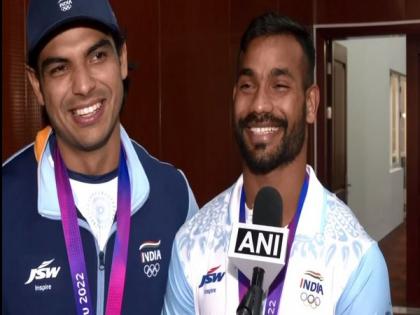 "Peeche kyu? Saath saath rahenge": Neeraj Chopra's wholesome reply to Jena's "will follow him" remarks | "Peeche kyu? Saath saath rahenge": Neeraj Chopra's wholesome reply to Jena's "will follow him" remarks "Peeche kyu? Saath saath rahenge": Neeraj Chopra's wholesome reply to Jena's "will follow him" remarks | "Peeche kyu? Saath saath rahenge": Neeraj Chopra's wholesome reply to Jena's "will follow him" remarks