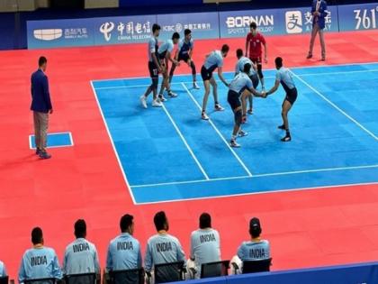 Asian Games: India wins in men's kabaddi group A match | Asian Games: India wins in men's kabaddi group A match Asian Games: India wins in men's kabaddi group A match | Asian Games: India wins in men's kabaddi group A match