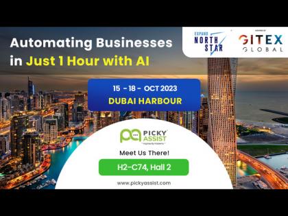 Picky Assist Participation in NorthStar Dubai Expo 2023. Automating Businesses in Just 1 Hour with AI | Picky Assist Participation in NorthStar Dubai Expo 2023. Automating Businesses in Just 1 Hour with AI Picky Assist Participation in NorthStar Dubai Expo 2023. Automating Businesses in Just 1 Hour with AI | Picky Assist Participation in NorthStar Dubai Expo 2023. Automating Businesses in Just 1 Hour with AI