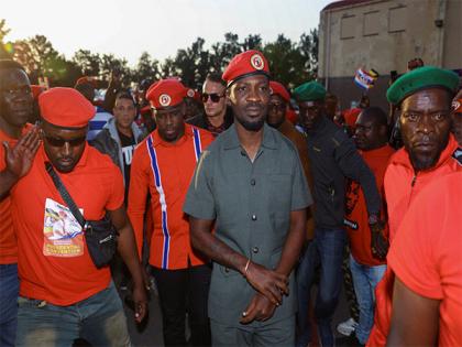 Ugandan opposition leader Bobi Wine arrested at airport on his return | Ugandan opposition leader Bobi Wine arrested at airport on his return Ugandan opposition leader Bobi Wine arrested at airport on his return | Ugandan opposition leader Bobi Wine arrested at airport on his return