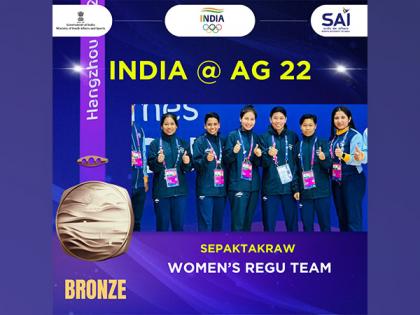 Asian Games: India women's team clinches historic bronze medal in Sepaktakraw | Asian Games: India women's team clinches historic bronze medal in Sepaktakraw Asian Games: India women's team clinches historic bronze medal in Sepaktakraw | Asian Games: India women's team clinches historic bronze medal in Sepaktakraw
