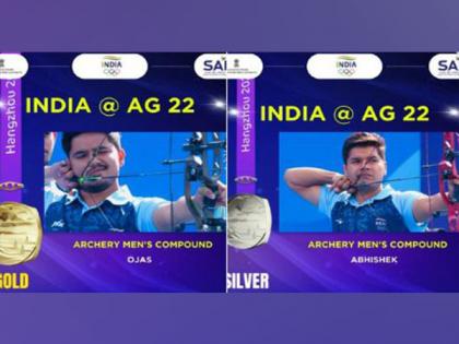 Asian Games: Pravin Ojas, Abhishek Verma clinch gold, silver in men's compound archery; India's medal tally hits 100 | Asian Games: Pravin Ojas, Abhishek Verma clinch gold, silver in men's compound archery; India's medal tally hits 100 Asian Games: Pravin Ojas, Abhishek Verma clinch gold, silver in men's compound archery; India's medal tally hits 100 | Asian Games: Pravin Ojas, Abhishek Verma clinch gold, silver in men's compound archery; India's medal tally hits 100