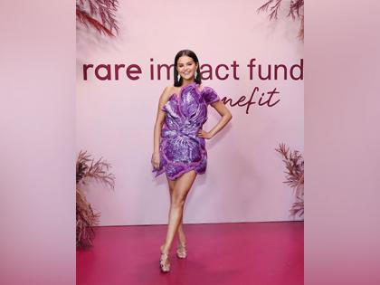 Selena Gomez shines in Indian designer Rahul Mishra's purple ensemble | Selena Gomez shines in Indian designer Rahul Mishra's purple ensemble Selena Gomez shines in Indian designer Rahul Mishra's purple ensemble | Selena Gomez shines in Indian designer Rahul Mishra's purple ensemble