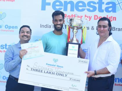 Fenesta Open National Tennis C'ship: Siddharth, Rashmikaa capture titles | Fenesta Open National Tennis C'ship: Siddharth, Rashmikaa capture titles Fenesta Open National Tennis C'ship: Siddharth, Rashmikaa capture titles | Fenesta Open National Tennis C'ship: Siddharth, Rashmikaa capture titles