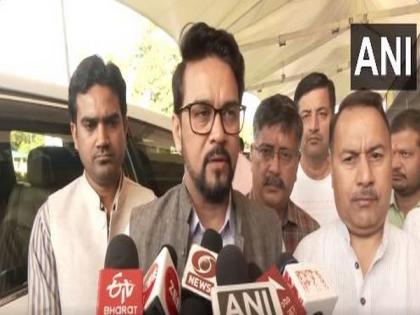WC: Anurag Thakur extends best wishes to Team India ahead of campaign opener against Australia | WC: Anurag Thakur extends best wishes to Team India ahead of campaign opener against Australia