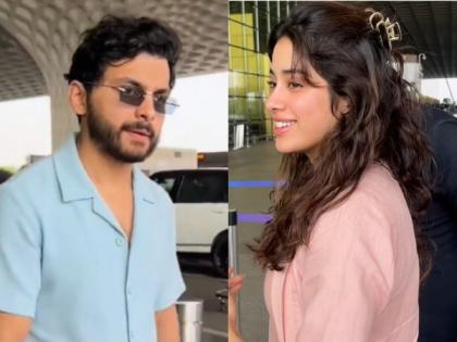 Janhvi Kapoor snapped with rumoured boyfriend Shikhar Pahariya at Mumbai airport | Janhvi Kapoor snapped with rumoured boyfriend Shikhar Pahariya at Mumbai airport Janhvi Kapoor snapped with rumoured boyfriend Shikhar Pahariya at Mumbai airport | Janhvi Kapoor snapped with rumoured boyfriend Shikhar Pahariya at Mumbai airport