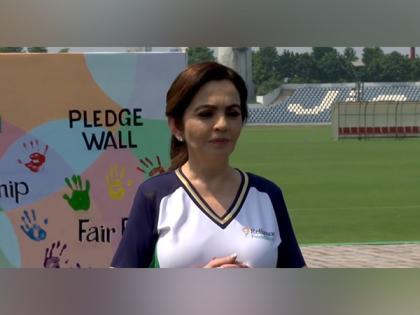 "Children are our future": says Nita Ambani while announcing Reliance's partnership with OVEP | "Children are our future": says Nita Ambani while announcing Reliance's partnership with OVEP "Children are our future": says Nita Ambani while announcing Reliance's partnership with OVEP | "Children are our future": says Nita Ambani while announcing Reliance's partnership with OVEP