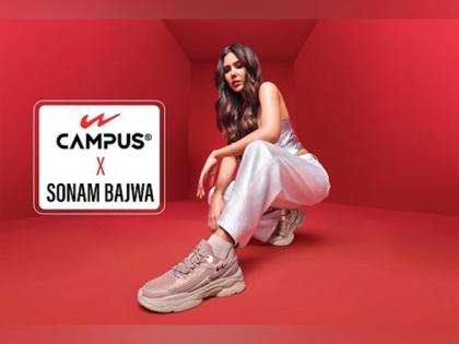Campus Activewear Collaborates with Sonam Bajwa to Launch Chunky Sneaker Collection | Campus Activewear Collaborates with Sonam Bajwa to Launch Chunky Sneaker Collection Campus Activewear Collaborates with Sonam Bajwa to Launch Chunky Sneaker Collection | Campus Activewear Collaborates with Sonam Bajwa to Launch Chunky Sneaker Collection