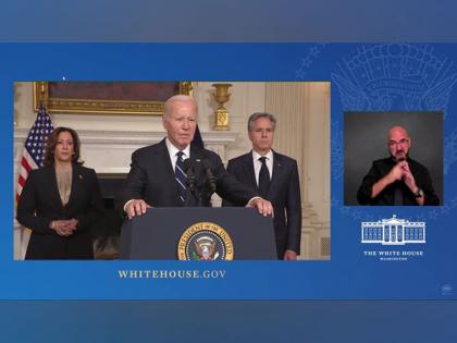 Biden confirms 14 American deaths, US hostages in Israel; calls Hamas attack "pure unadulterated evil" | Biden confirms 14 American deaths, US hostages in Israel; calls Hamas attack "pure unadulterated evil" Biden confirms 14 American deaths, US hostages in Israel; calls Hamas attack "pure unadulterated evil" | Biden confirms 14 American deaths, US hostages in Israel; calls Hamas attack "pure unadulterated evil"