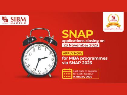SIBM Nagpur Invites MBA Applications via SNAP, Register by November 23rd, 2023 | SIBM Nagpur Invites MBA Applications via SNAP, Register by November 23rd, 2023 SIBM Nagpur Invites MBA Applications via SNAP, Register by November 23rd, 2023 | SIBM Nagpur Invites MBA Applications via SNAP, Register by November 23rd, 2023
