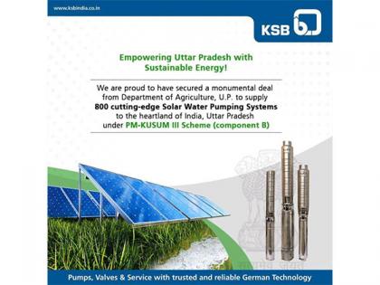 KSB Limited secures prestigious LOA for Solar Water Pumping Systems Under PM-KUSUM III Scheme | KSB Limited secures prestigious LOA for Solar Water Pumping Systems Under PM-KUSUM III Scheme