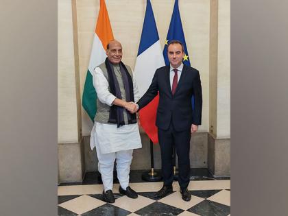Rajnath Singh holds meeting with French Armed Forces minister, says "India-France partnership has deepened over the years" | Rajnath Singh holds meeting with French Armed Forces minister, says "India-France partnership has deepened over the years" Rajnath Singh holds meeting with French Armed Forces minister, says "India-France partnership has deepened over the years" | Rajnath Singh holds meeting with French Armed Forces minister, says "India-France partnership has deepened over the years"