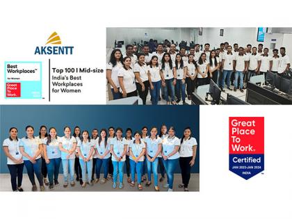 Aksentt Tech Named in India's Top 100 Best Workplaces for Women by Great Place to Work | Aksentt Tech Named in India's Top 100 Best Workplaces for Women by Great Place to Work Aksentt Tech Named in India's Top 100 Best Workplaces for Women by Great Place to Work | Aksentt Tech Named in India's Top 100 Best Workplaces for Women by Great Place to Work