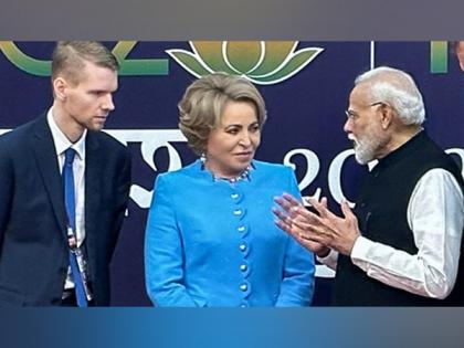 Russian Parliamentary Speaker Valentina Matviyenko meets PM Modi on sidelines of P20 Summit | Russian Parliamentary Speaker Valentina Matviyenko meets PM Modi on sidelines of P20 Summit Russian Parliamentary Speaker Valentina Matviyenko meets PM Modi on sidelines of P20 Summit | Russian Parliamentary Speaker Valentina Matviyenko meets PM Modi on sidelines of P20 Summit