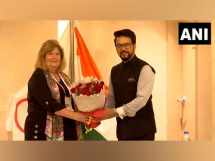 Anurag Thakur meets Association of National Olympic Committees secretary-general ahead of 141st IOC session | Anurag Thakur meets Association of National Olympic Committees secretary-general ahead of 141st IOC session Anurag Thakur meets Association of National Olympic Committees secretary-general ahead of 141st IOC session | Anurag Thakur meets Association of National Olympic Committees secretary-general ahead of 141st IOC session