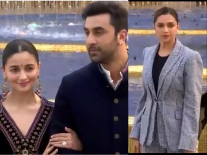 Ranbir-Alia, Deepika Padukone arrive at NMACC for 141st International Olympic Committee session | Ranbir-Alia, Deepika Padukone arrive at NMACC for 141st International Olympic Committee session Ranbir-Alia, Deepika Padukone arrive at NMACC for 141st International Olympic Committee session | Ranbir-Alia, Deepika Padukone arrive at NMACC for 141st International Olympic Committee session