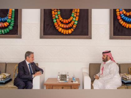 US State Secy Blinken meets Saudi Crown Prince, discusses Hamas terror attacks on Israel | US State Secy Blinken meets Saudi Crown Prince, discusses Hamas terror attacks on Israel US State Secy Blinken meets Saudi Crown Prince, discusses Hamas terror attacks on Israel | US State Secy Blinken meets Saudi Crown Prince, discusses Hamas terror attacks on Israel