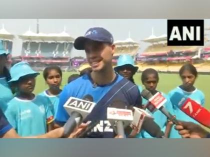New Zealand players meet school students in Chennai under UNICEF initiative | New Zealand players meet school students in Chennai under UNICEF initiative