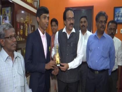 ISRO Chairman Somanath meets Indian Chess player Praggnanandha at his house in Chennai | ISRO Chairman Somanath meets Indian Chess player Praggnanandha at his house in Chennai ISRO Chairman Somanath meets Indian Chess player Praggnanandha at his house in Chennai | ISRO Chairman Somanath meets Indian Chess player Praggnanandha at his house in Chennai