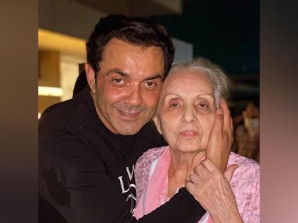Bobby Deol posts an adorable picture with his late mother-in-law | Bobby Deol posts an adorable picture with his late mother-in-law Bobby Deol posts an adorable picture with his late mother-in-law | Bobby Deol posts an adorable picture with his late mother-in-law