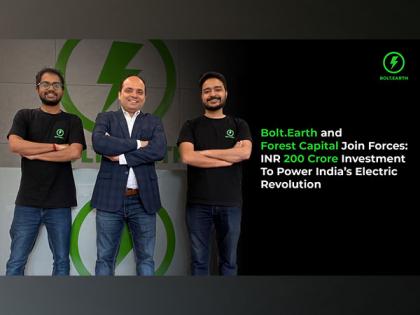 Bolt.Earth and Forest Capital Join Forces: Rs 200 Crore Investment to Enable 15,000 EVs in India's Electric Revolution Including 500 DC Fast Chargers | Bolt.Earth and Forest Capital Join Forces: Rs 200 Crore Investment to Enable 15,000 EVs in India's Electric Revolution Including 500 DC Fast Chargers Bolt.Earth and Forest Capital Join Forces: Rs 200 Crore Investment to Enable 15,000 EVs in India's Electric Revolution Including 500 DC Fast Chargers | Bolt.Earth and Forest Capital Join Forces: Rs 200 Crore Investment to Enable 15,000 EVs in India's Electric Revolution Including 500 DC Fast Chargers