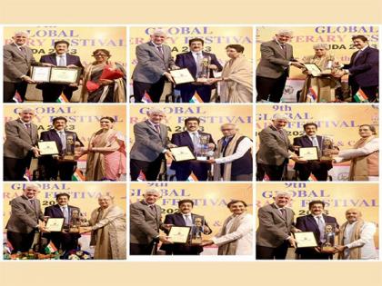 6th Atal Bihari Vajpayee National Award for Promotion of Art and Culture Honors Distinguished Personalities at 9th Global Literary Festival | 6th Atal Bihari Vajpayee National Award for Promotion of Art and Culture Honors Distinguished Personalities at 9th Global Literary Festival 6th Atal Bihari Vajpayee National Award for Promotion of Art and Culture Honors Distinguished Personalities at 9th Global Literary Festival | 6th Atal Bihari Vajpayee National Award for Promotion of Art and Culture Honors Distinguished Personalities at 9th Global Literary Festival