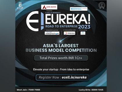 E-Cell IIT Bombay launches Eureka! 2023: Asia's largest business model competition | E-Cell IIT Bombay launches Eureka! 2023: Asia's largest business model competition E-Cell IIT Bombay launches Eureka! 2023: Asia's largest business model competition | E-Cell IIT Bombay launches Eureka! 2023: Asia's largest business model competition