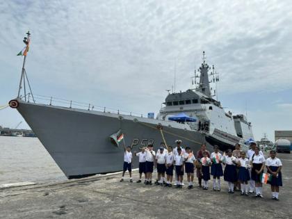 INS Sumedha strengthens diplomatic ties with port visit to Nigeria's Lagos | INS Sumedha strengthens diplomatic ties with port visit to Nigeria's Lagos
