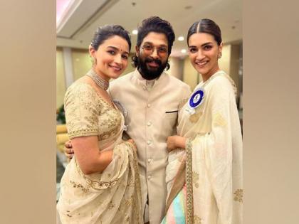 Basking in 'Best Actor' glow, Kriti Sanon posts adorable pictures with Alia Bhatt, Allu Arjun from National Awards ceremony | Basking in 'Best Actor' glow, Kriti Sanon posts adorable pictures with Alia Bhatt, Allu Arjun from National Awards ceremony